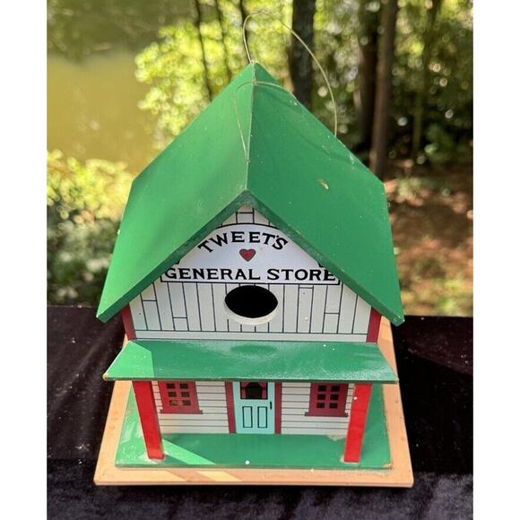 LIDCO Treetown "Tweet's General Store" Bird House Chickadee Wren Nuthatch - Picture 2 of 9